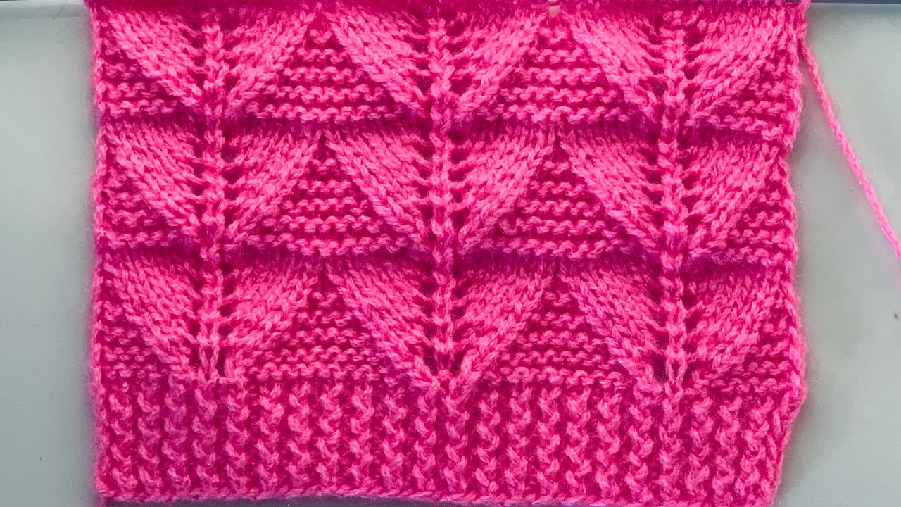 Knitting Leaf 🍁 Pattern For Ladies Sweater/Ladies Jacket/Frock/Top