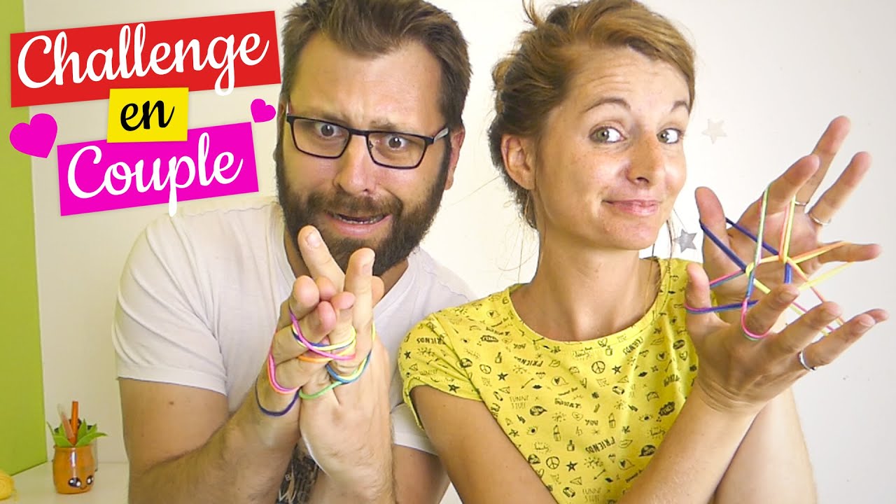Challenge en couple ♡ Il test des figures - Jeu de ficelle
