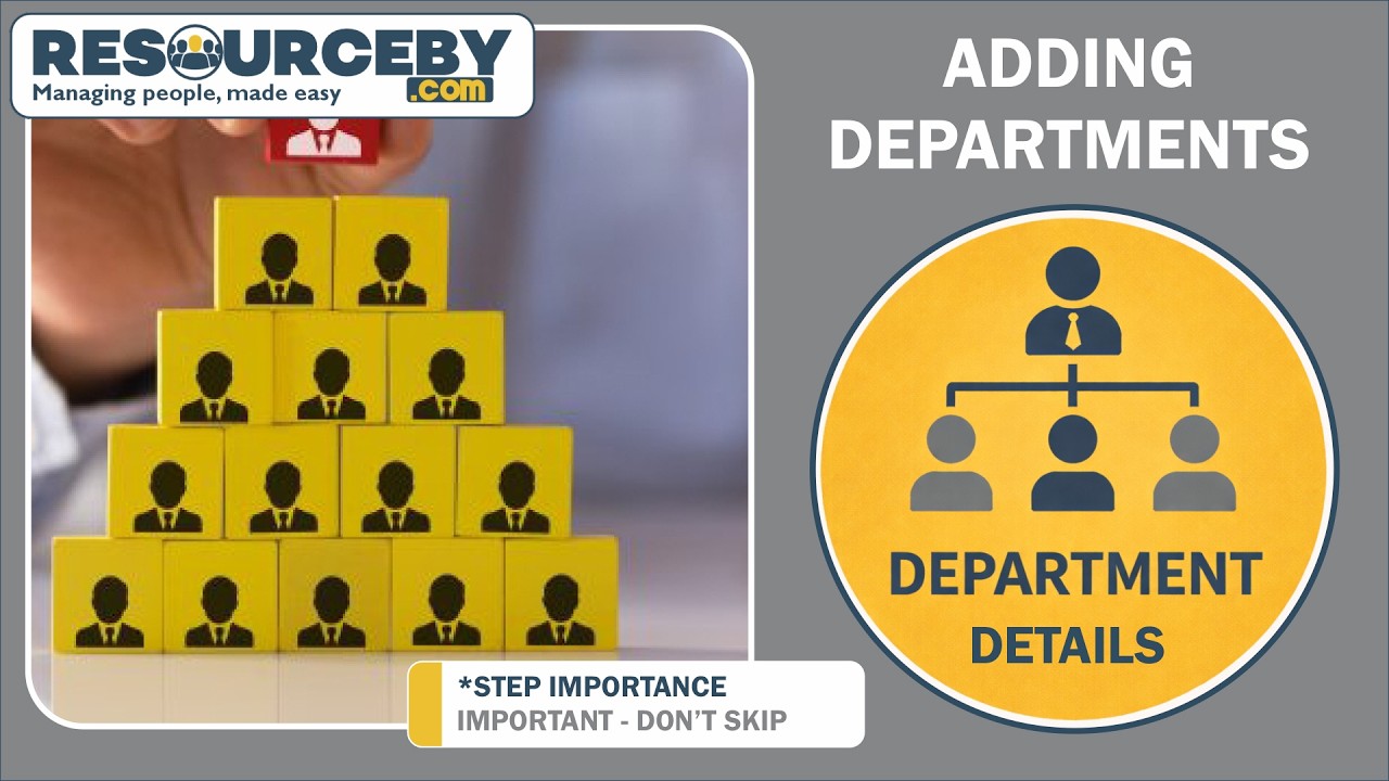 15:  DEPARTMENT MODULE - ADDING DEPARTMENTS