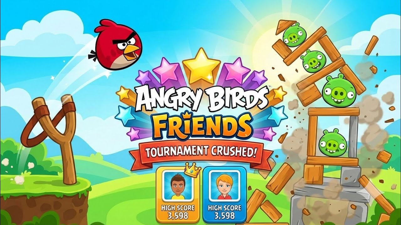 DESTROYING The Competition in Angry Birds Friends! 🏆