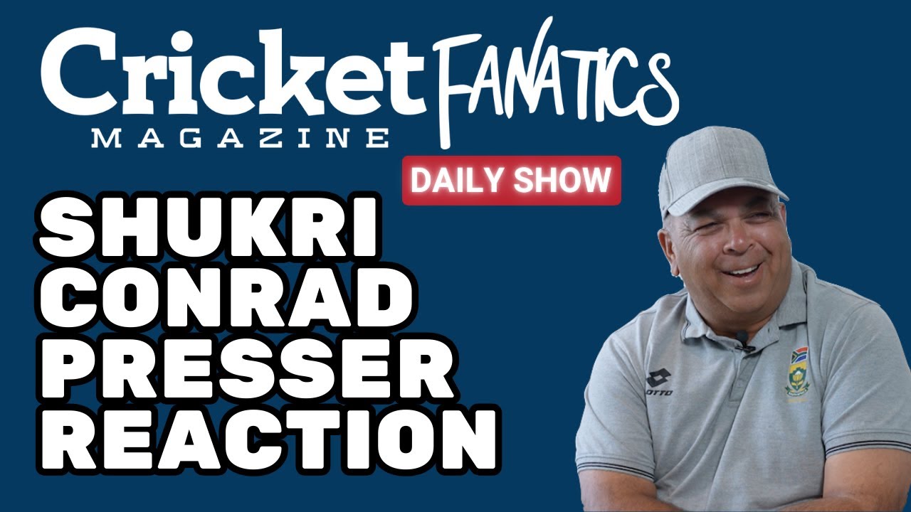 Well Prepared for New Zealand Tour | SHUKRI CONRAD PRESSER REACTION