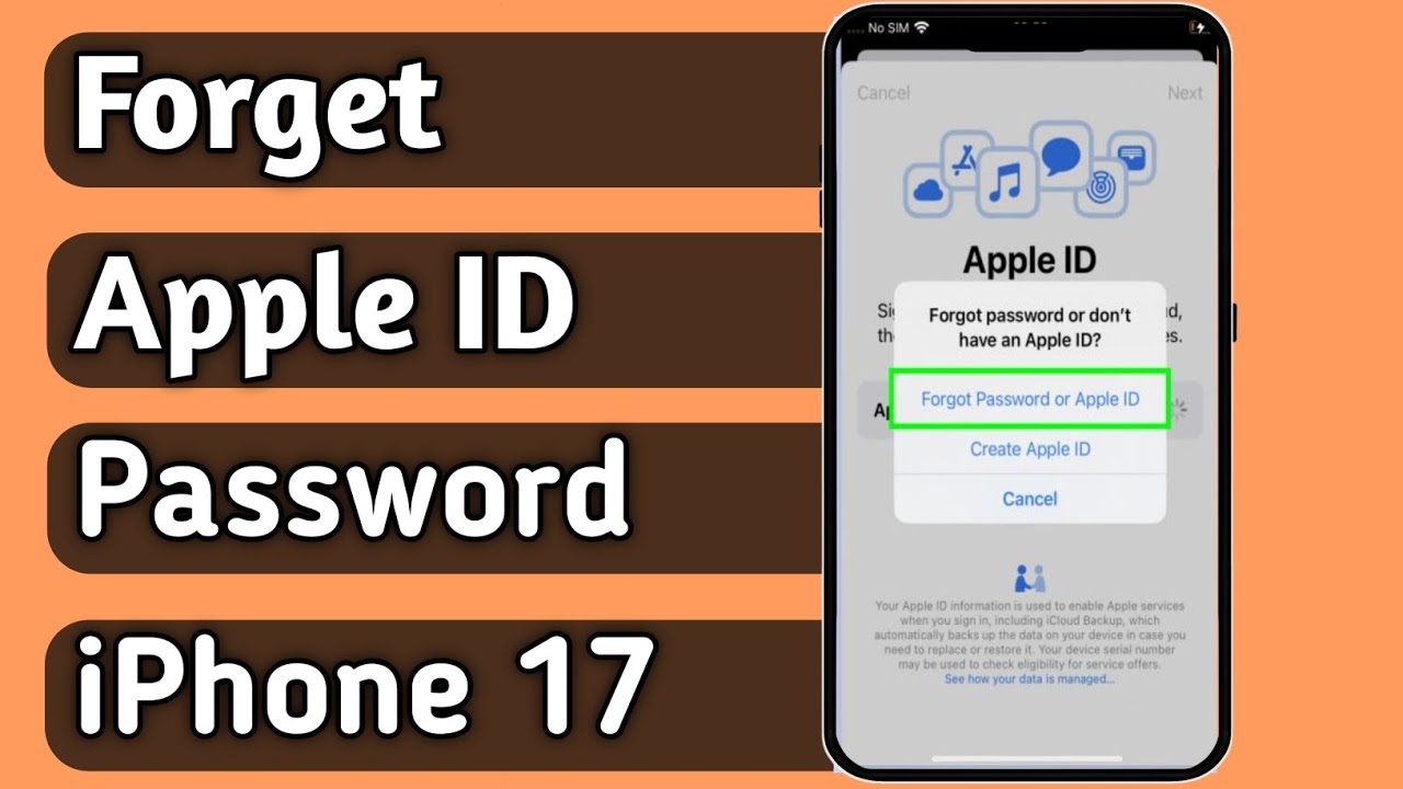 Forgot Apple id Password | How to Recover Apple id Password? iPhone 17 | iPhone 17  Pro | iPhone Air