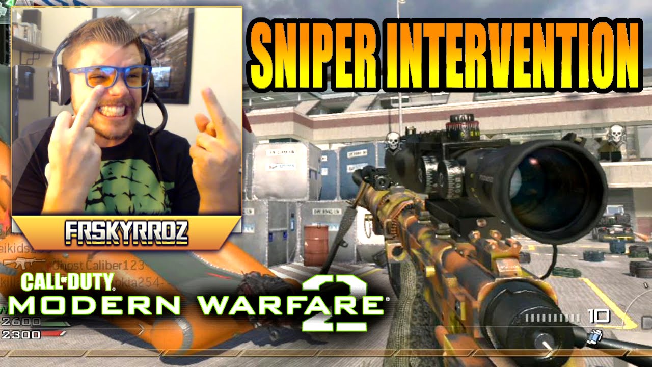 MW2 LIVE SNIPER INTERVENTION #4 | SkyRRoZ
