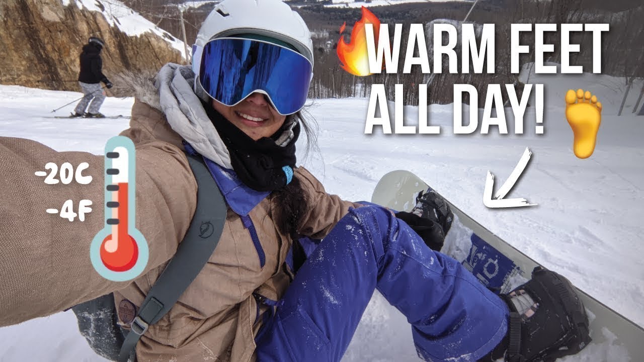EASY trick to keep your TOES/FEET WARM all day on cold Winter days!