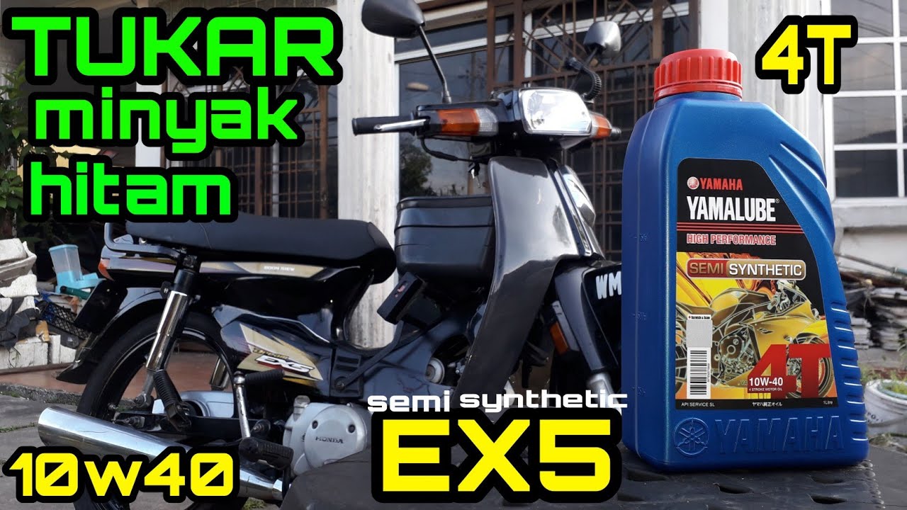 HONDA EX5 | CARA 𝙏𝙐𝙆𝘼𝙍 𝙈𝙄𝙉𝙔𝘼𝙆 ENJIN , MINYAK HITAM