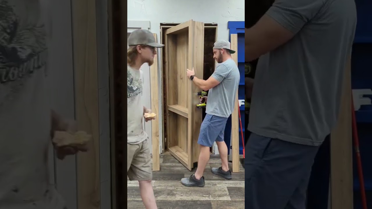 This is how the pros do it 😎 #contractors #installation #install #professional #murphydoor