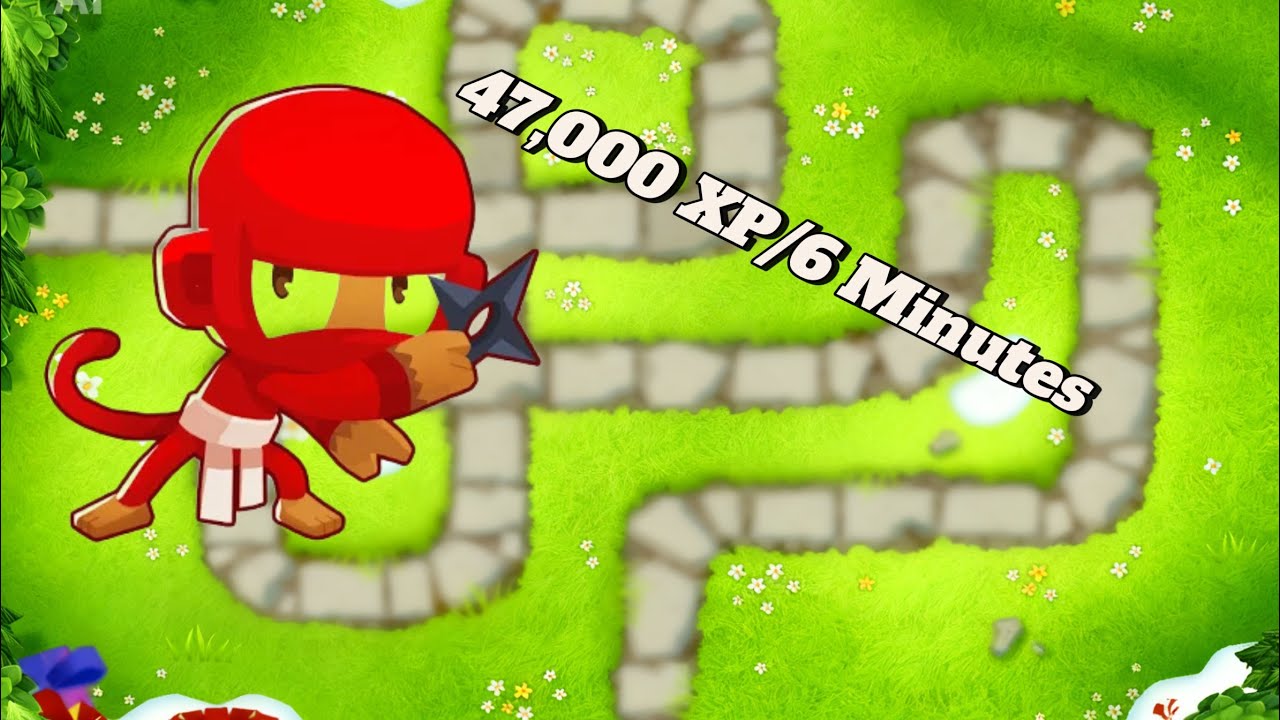 How to get FAST XP for the ninja monkey(Btd6)