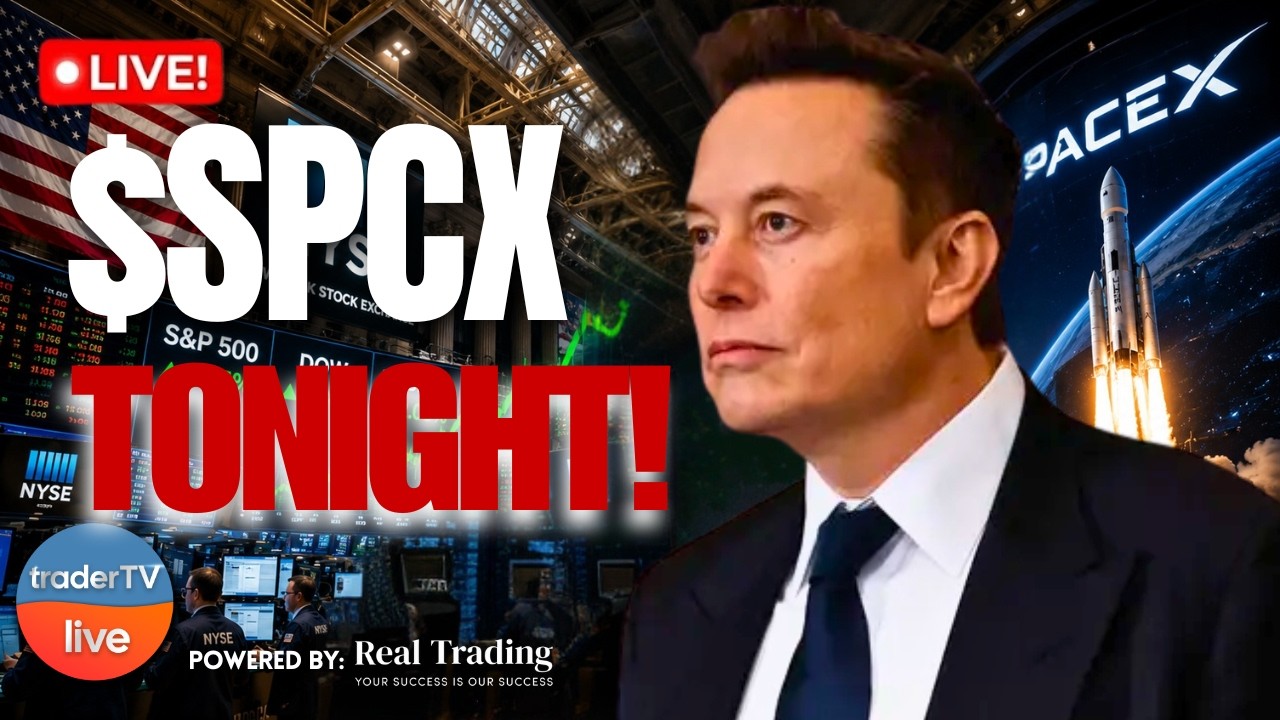 STOCKS SURGE 🚀$SPCX, $AMD Report TONIGHT! $PLTR Explodes! | Stock Market Live