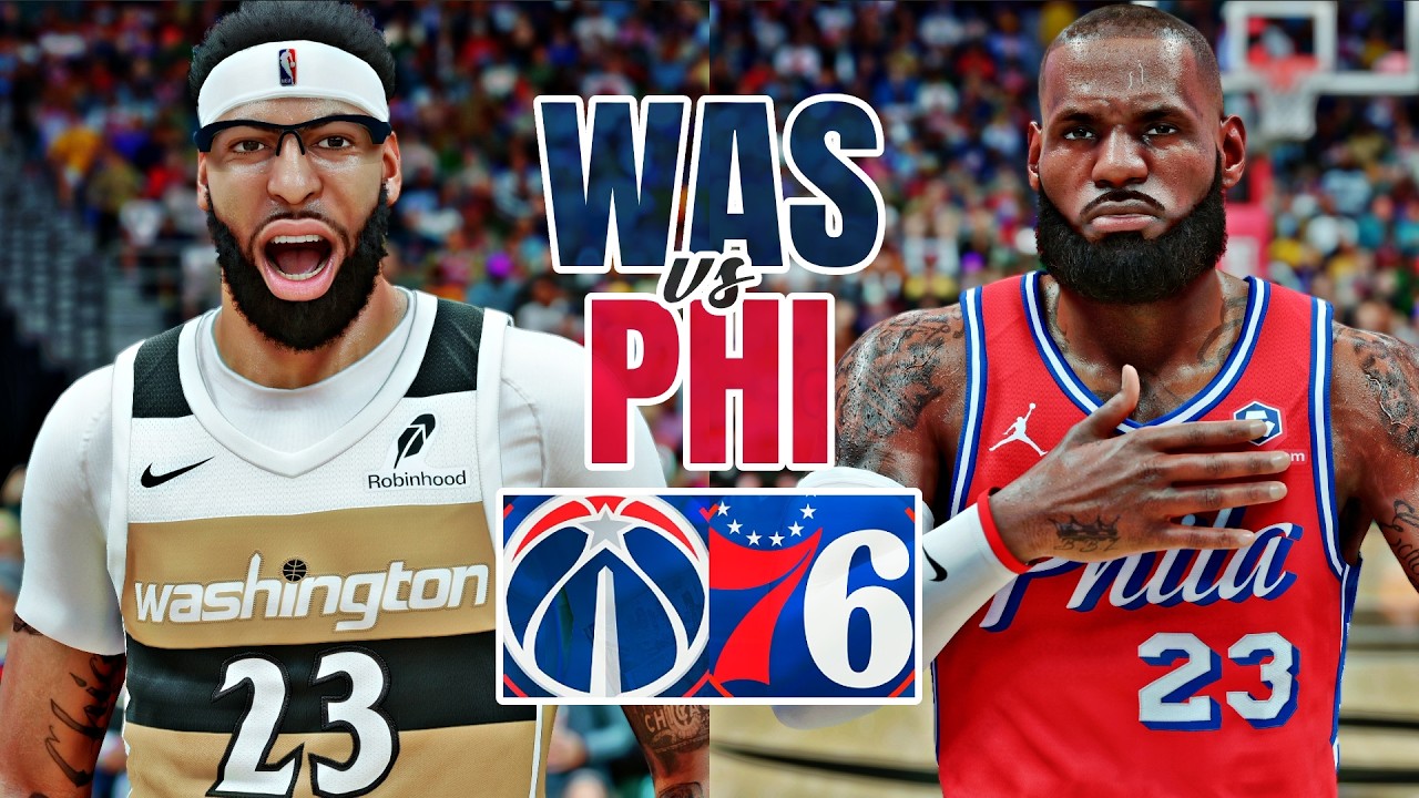ОБНОВЛЕННЫЕ 76ERS против ОБНОВЛЕННЫХ WIZARDS | NBA 2K26 (PS5 PRO) [4K60]
