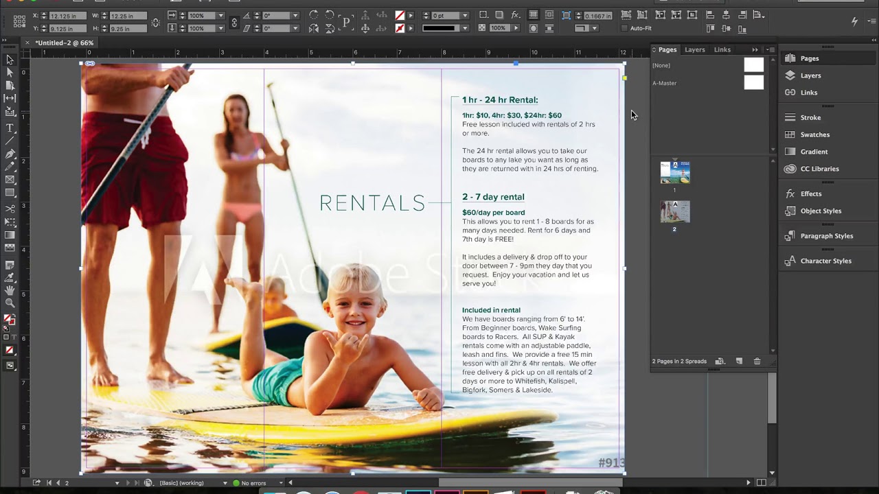 53 Exporting Final Files, Part 2   Adding Printer Marks and Fold Guides in Indesign