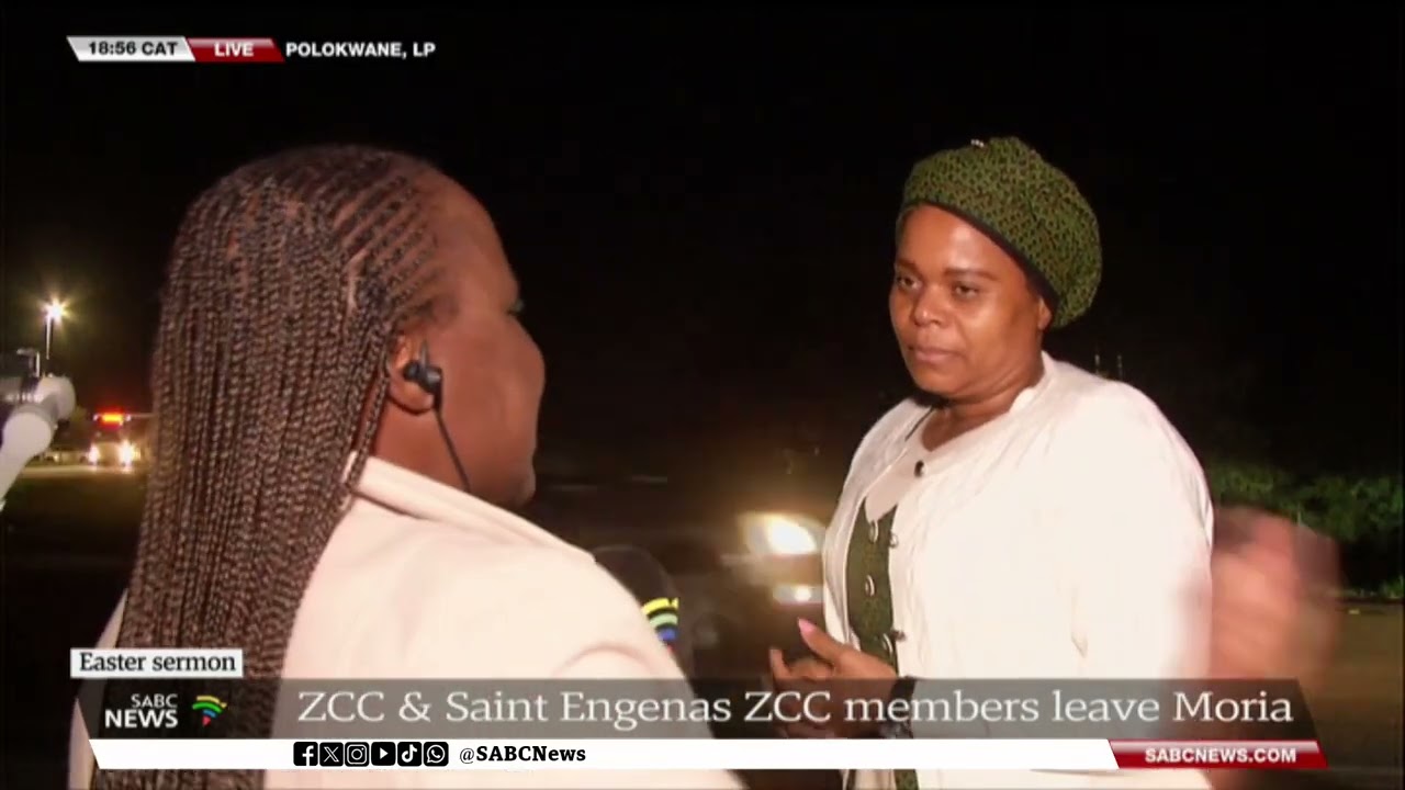 ZCC & St Engenas ZCC members leave Moria