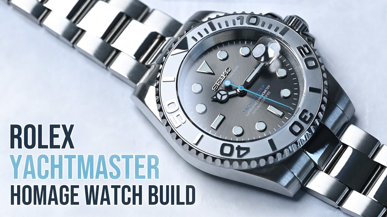 Создание часов Rolex Yacht-Master Homage