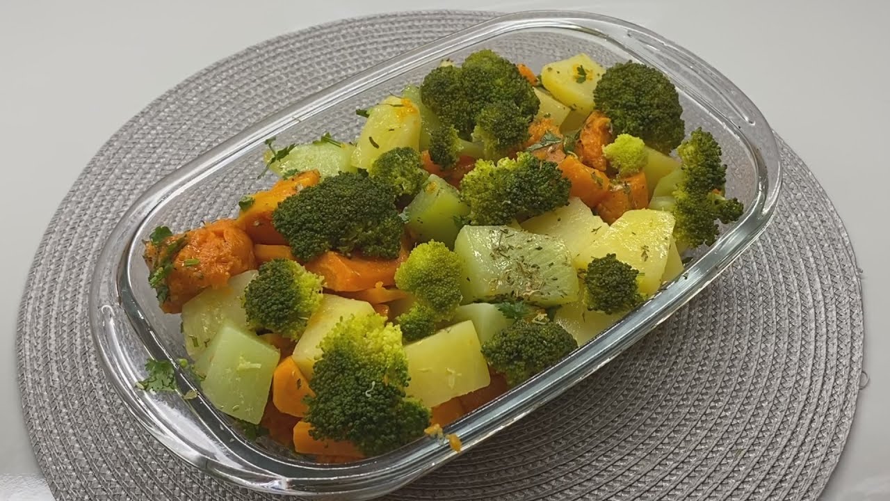 Salada de Legumes Cozidos Feito Assim N&atilde;o Sobra Nada!