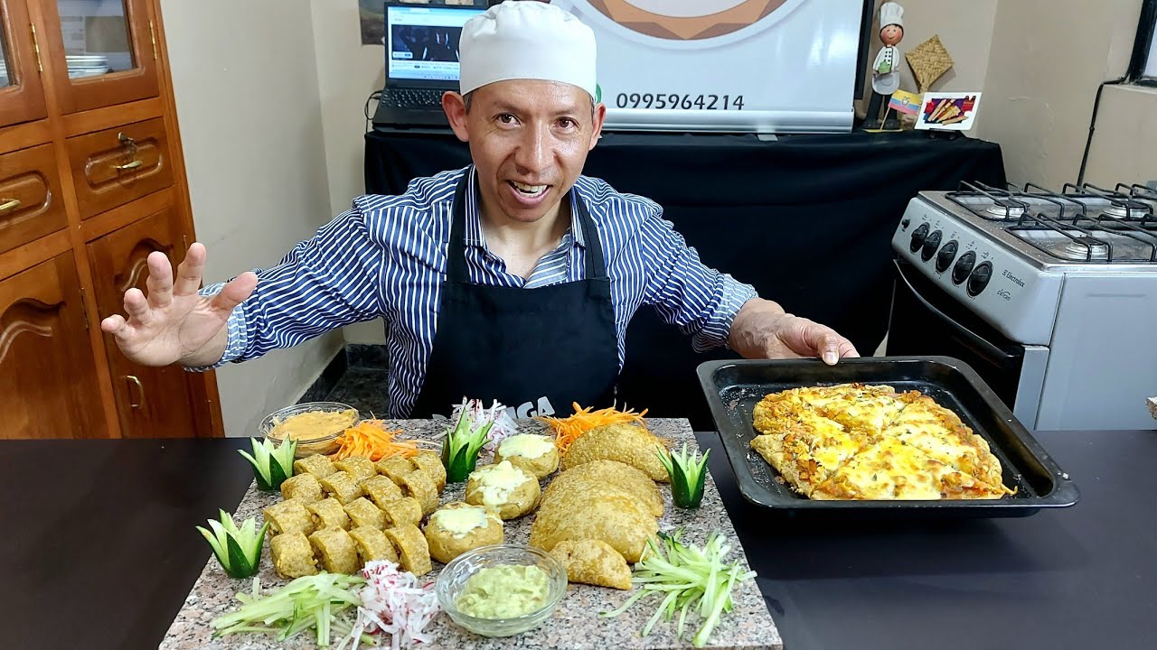 Clase en vivo te voy a enseñar a preparar Empanadas, Rollos, Tortillas, Pizza con Plátano Verde