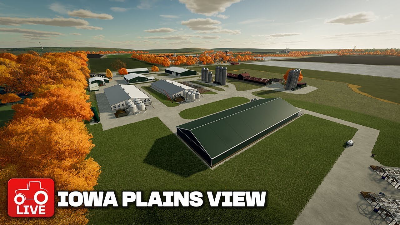 CONTRACT WORK!! Iowa Plains View FS22 LIVE Farming Simulator 22