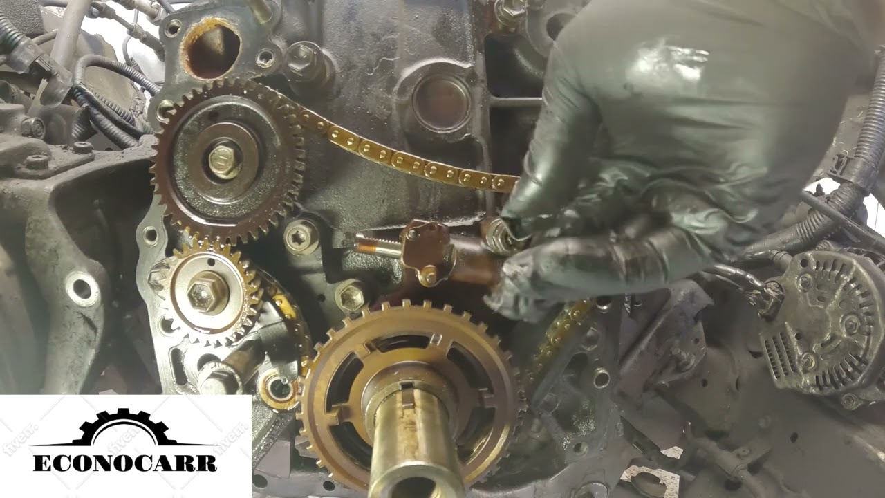 toyota 4runner 3rz timing chain removal