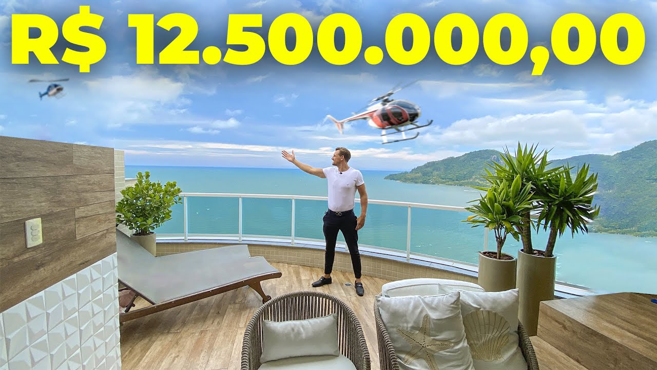 COBERTURA DUPLEX CINEMATOGRÁFICA DE R$12.5 MILHÕES FRENTE MAR EM BALNEÁRIO CAMBORIÚ