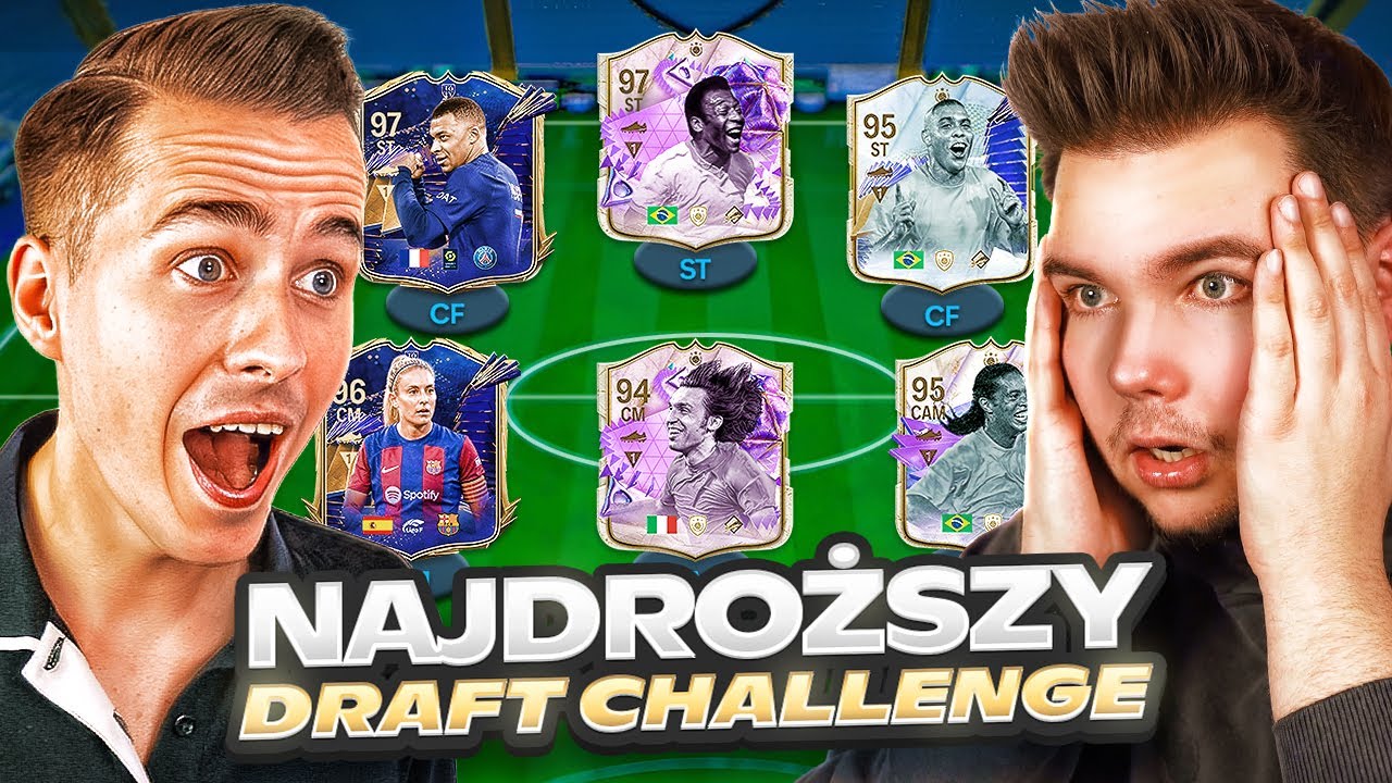 MOST EXPENSIVE DRAFT CHALLENGE vs PLKD | EA FC 24