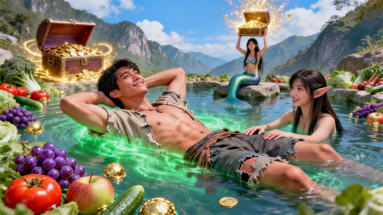 A farmer discover magical spring,earning millions of dollars a day growing vegetables from it!
