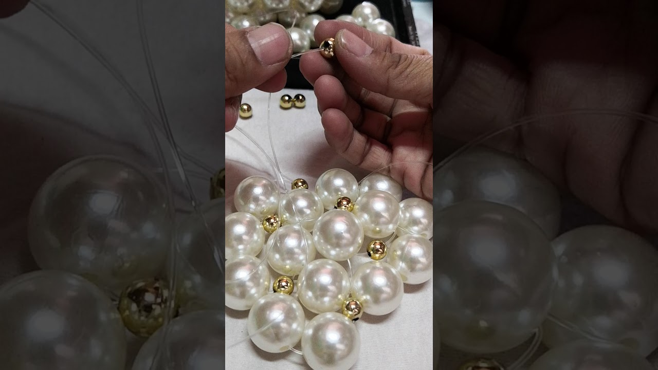 DIY​วิธีทำ​ กระเป๋าลูกปัดทรงถัง​ ใหญ่ขึ้น​ part 1