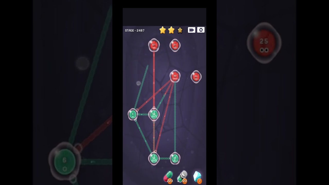 Cell Expansion Wars Level 2487 ⭐⭐⭐ Walkthrough