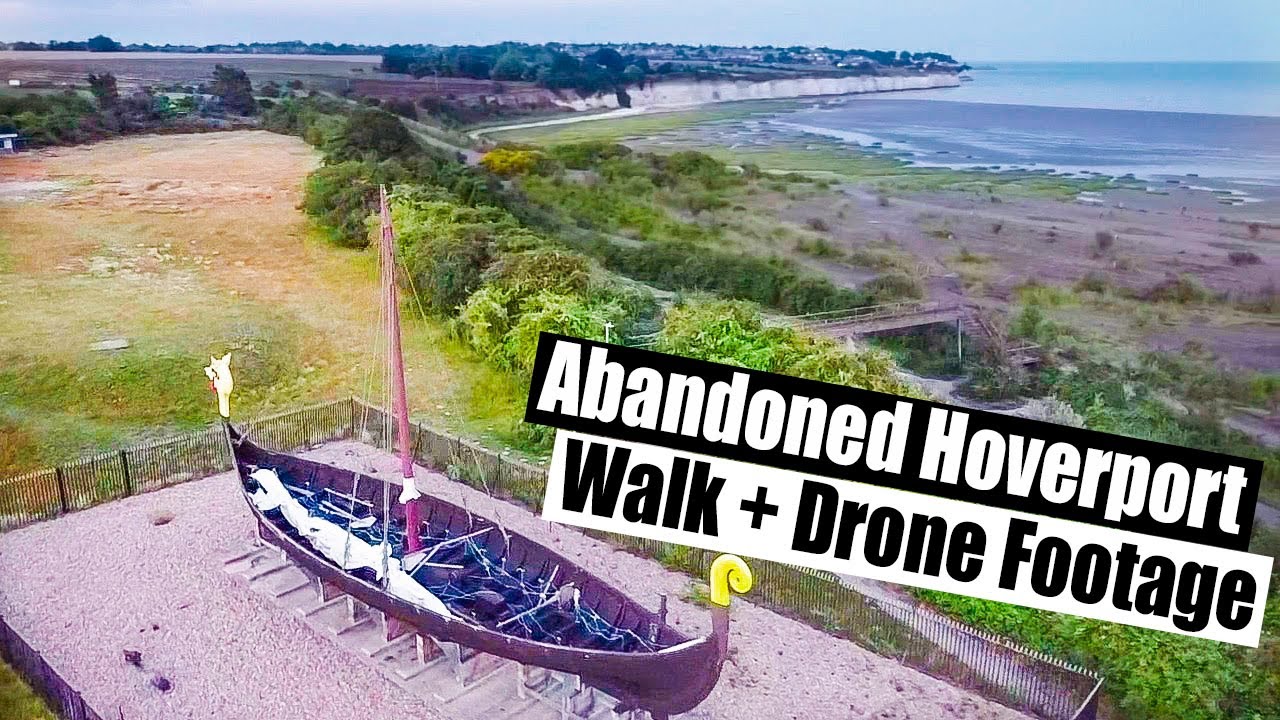 Ramsgate Hoverport Sunset 2020 | Mavic Mini Drone Footage | Pegwell bay walk