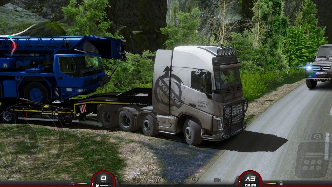 🚛Truckers of Europe 3🚦Quarry to Airolo  🛣️Volvo FH16✅ Mobile Crane delivery ✨ULTRA Graphics