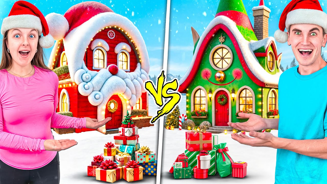 QUI CONSTRUIRA LA MEILLEURE MAISON DE NOËL? (Edition 2024)