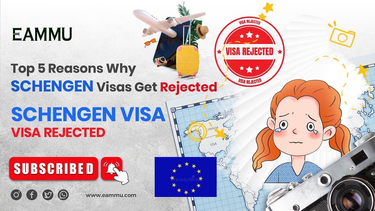 Top 5 Reasons Why Schengen Visa Applications Get Rejected #schengenvisa #visa #rejection #europe
