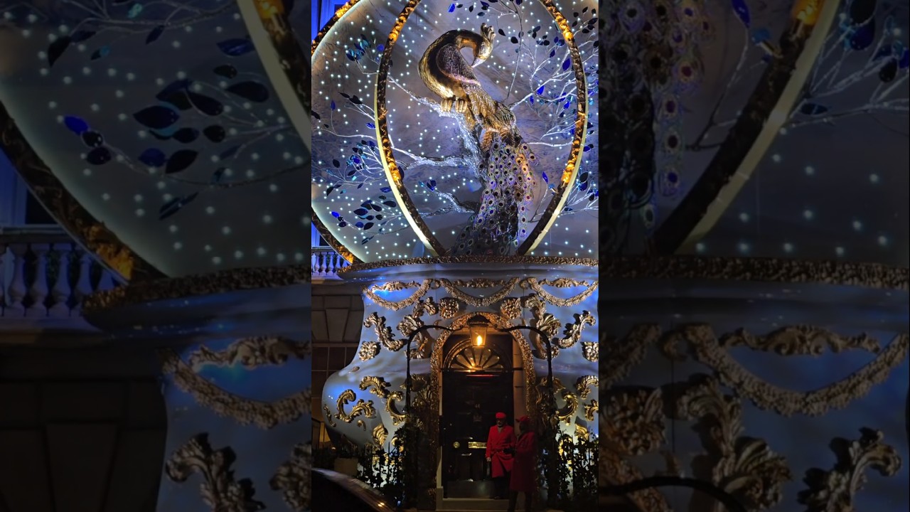 The most beautiful Christmas 🎄 Lights displays 2024 in London. Mayfair Annabel&rsquo;s.