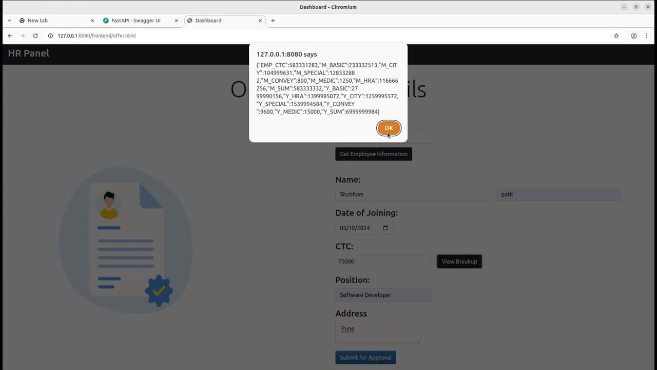 Employee management System FASTAPI