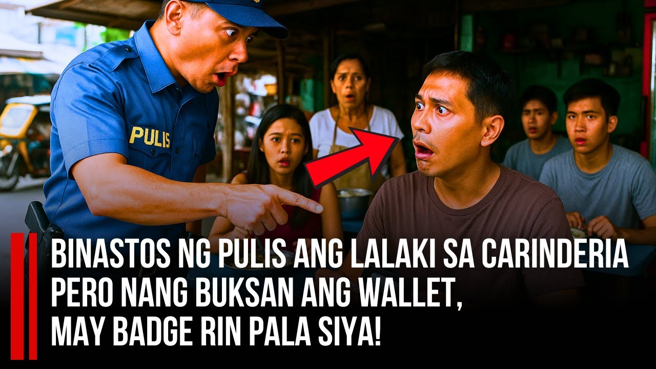 Binastos ng Pulis ang Lalaki sa Carinderia—Pero Nang Buksan ang Wallet, May Badge Rin Pala Siya!
