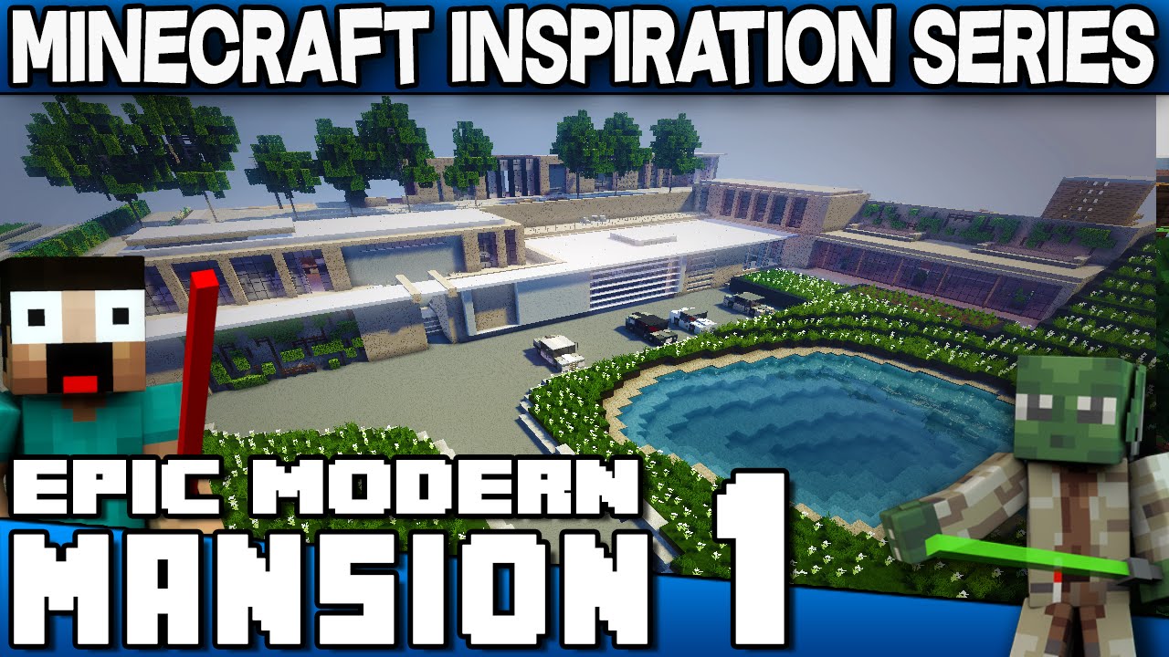 Minecraft - Modern Mansion 1 - Keralis Inspiration Series