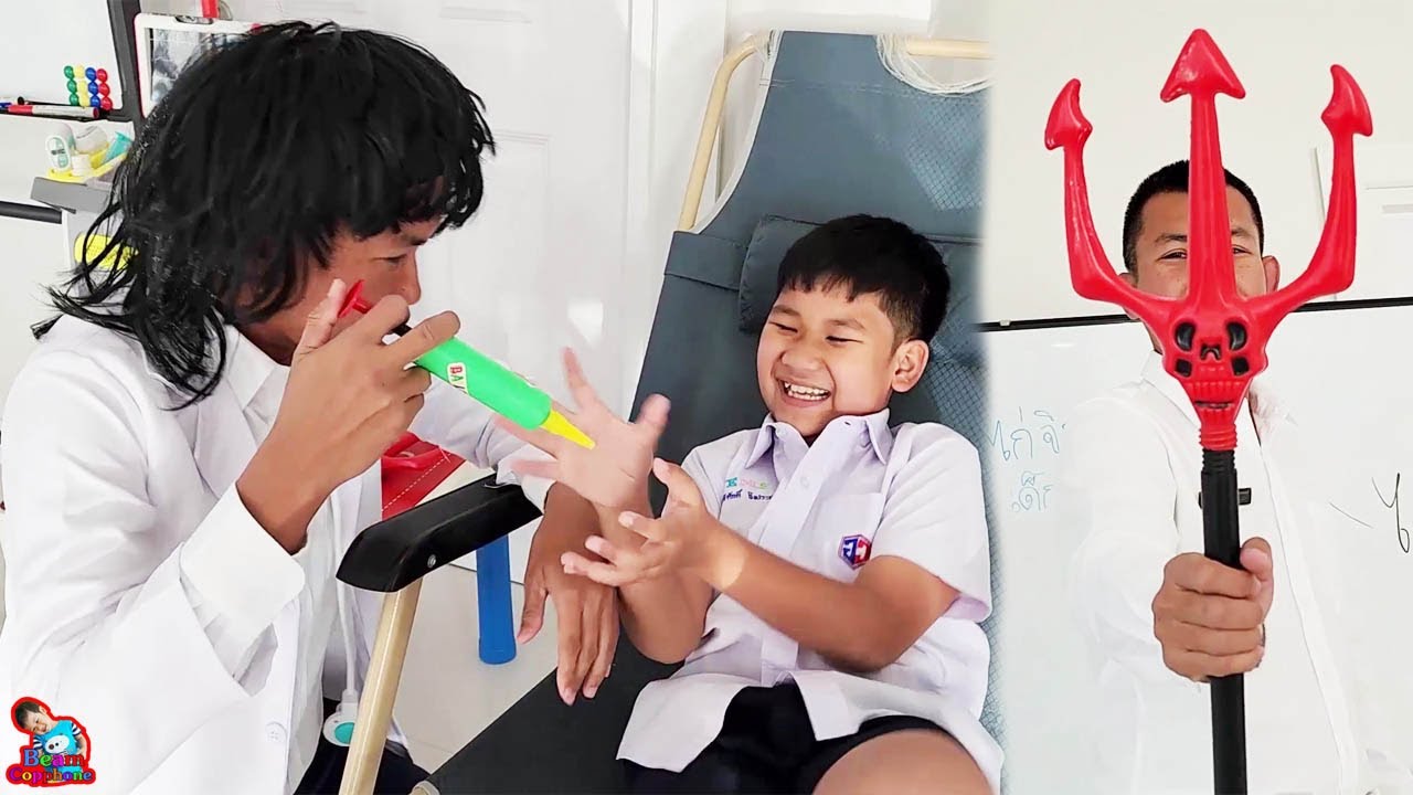 คุณครู VS คุณหมอ เรื่องวุ่นๆที่โรงเรียน ละครสั้น | น้องบีม