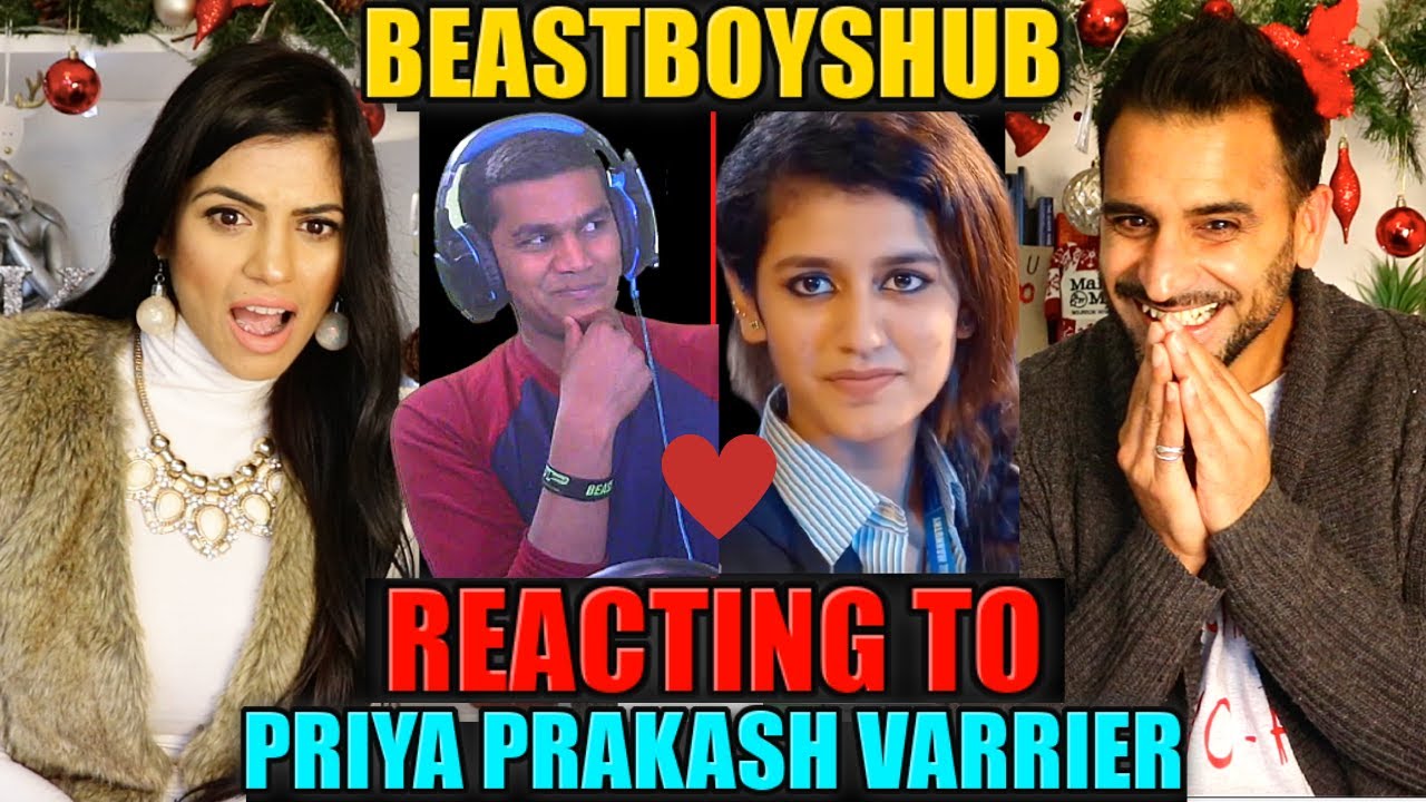 REACTING TO PRIYA PRAKASH VARRIER | BeastBoyShub | Magic Flicks REACTION!!
