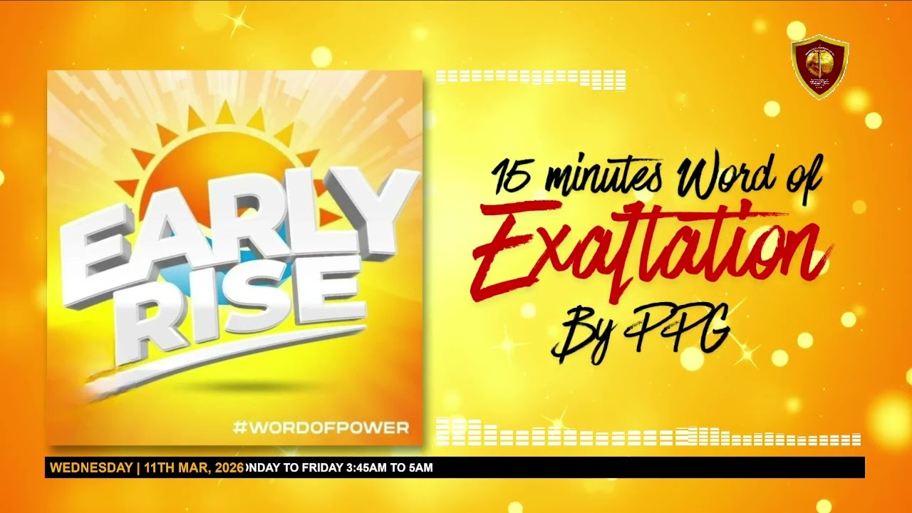 EARLY RISE || 15 MINUTES WITH PPG || TABLES || 11/03/2026