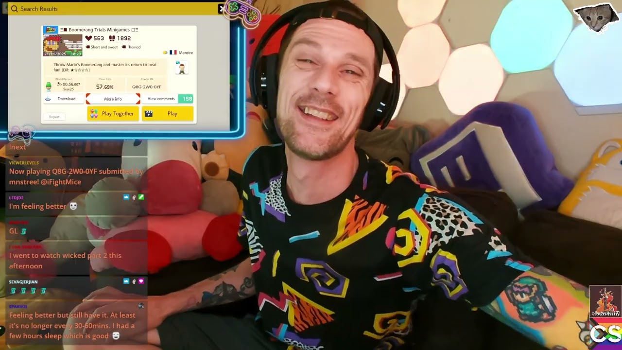 VOD 22/11/2025 Super Mario Maker 2 Viewer Levels AND Roblox AND Fortnite!!