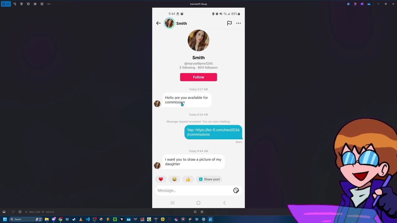 How to Spot a Scammer in YOUR DMs (ARTISTS BEWARE!)