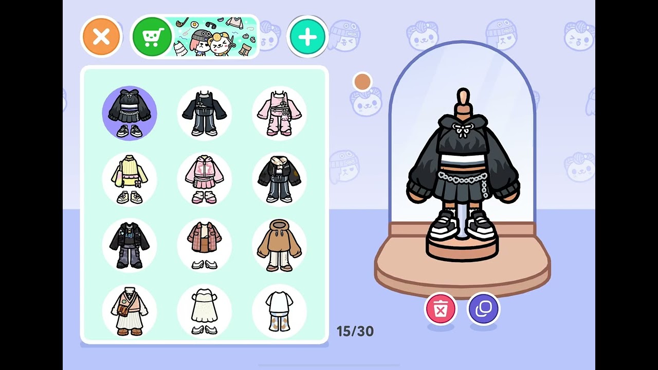 There is a new fashion store. Toca Boca world.🧋🪷🌸