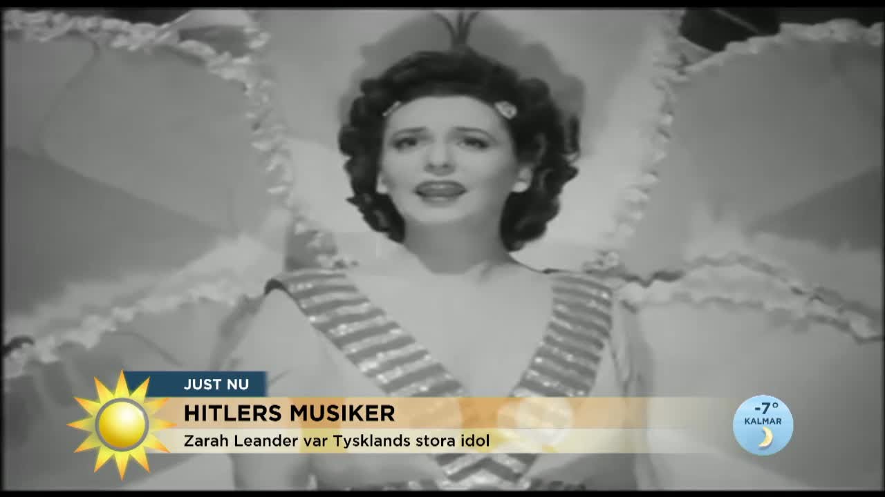 Svenska Zarah Leander var del av Hitlers propaganda - Nyhetsmorgon (TV4)