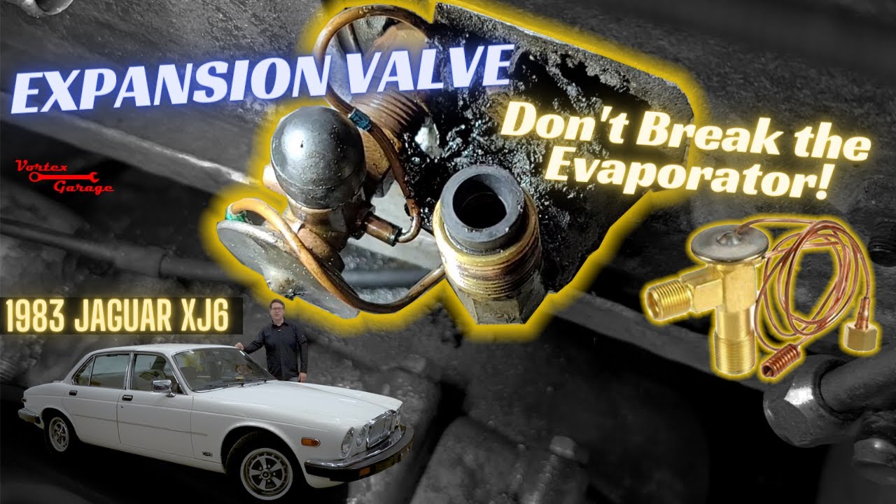 Jaguar XJ6:  A/C Expansion Valve Replacement - Tips and Tricks! - Vortex Garage