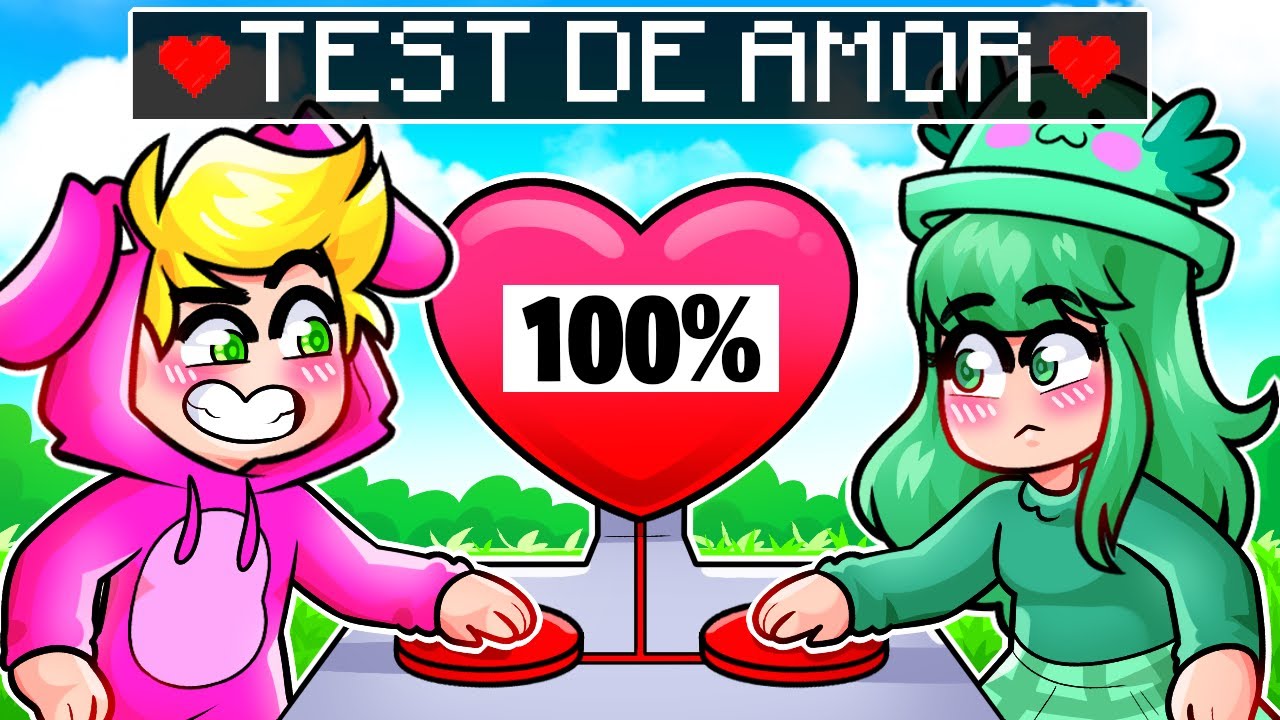 Usé un DETECTOR DE AMOR Con Mi Amiga en Minecraft!