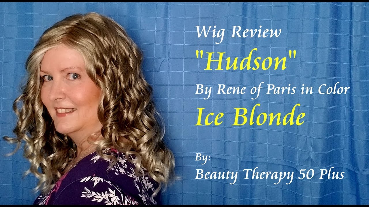 🌞Hudson Wig Rene of Paris Review Ice Blonde Color
