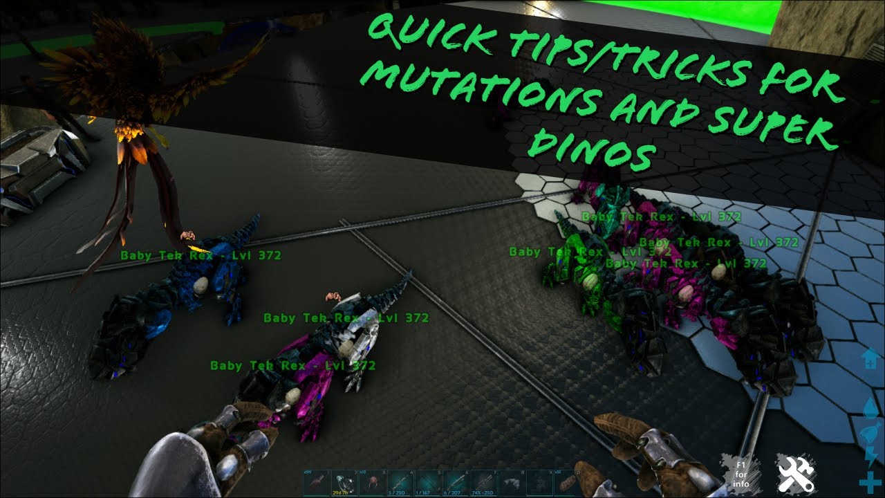 QUICK TIPS/TRICKS FOR BREEDING SUPER DINOS AND GETTING MUTATIONS