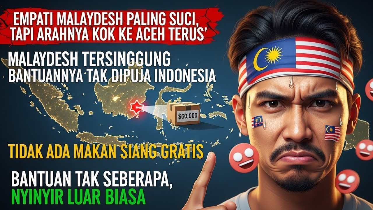 Netizen Malaysia Marah Saat Indonesia Tak Tunduk Dengan Bantuan Mereka #reaction