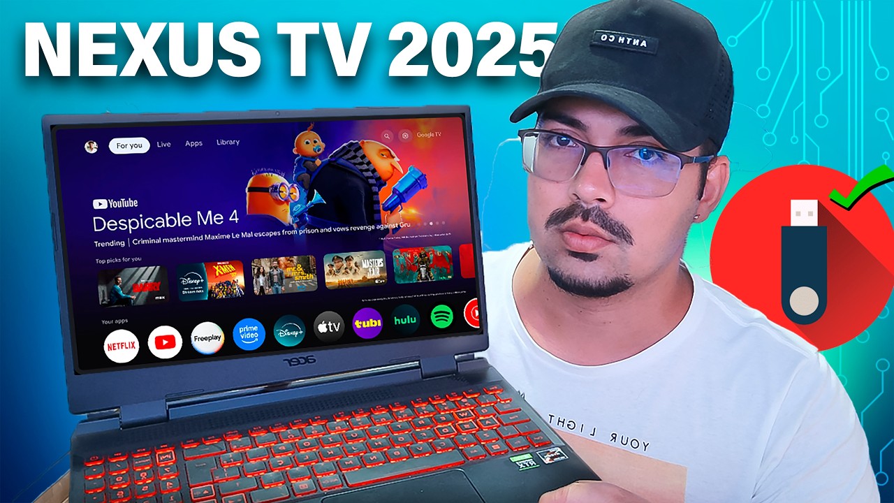 Android TV Nexus 2025 Portátil: Como instalar direto no pen drive ( Rápido e Fácil )