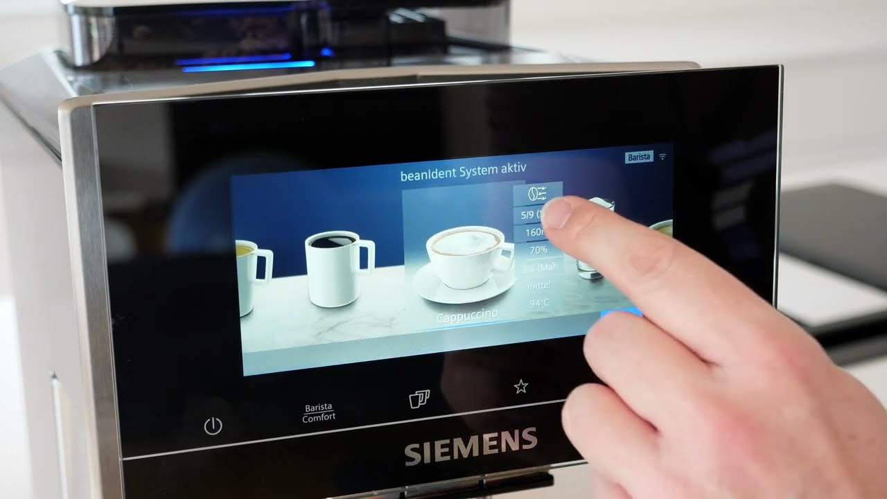 Siemens EQ.900 Kaffeevollautomat – Wie funktioniert das beanIdent System?