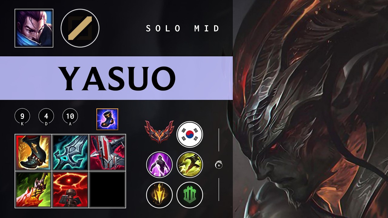 Yasuo Mid vs Pantheon - KR Grandmaster Patch 26.04