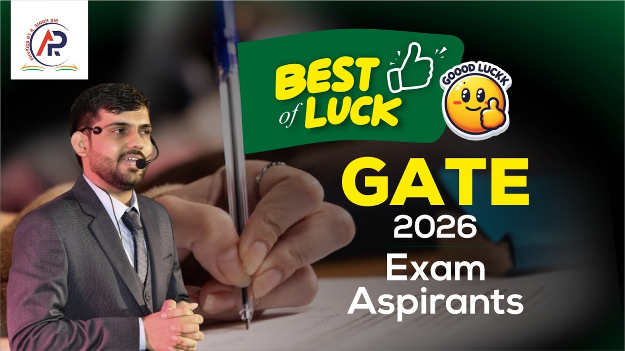 Best of Luck GATE-2026 Aspirants