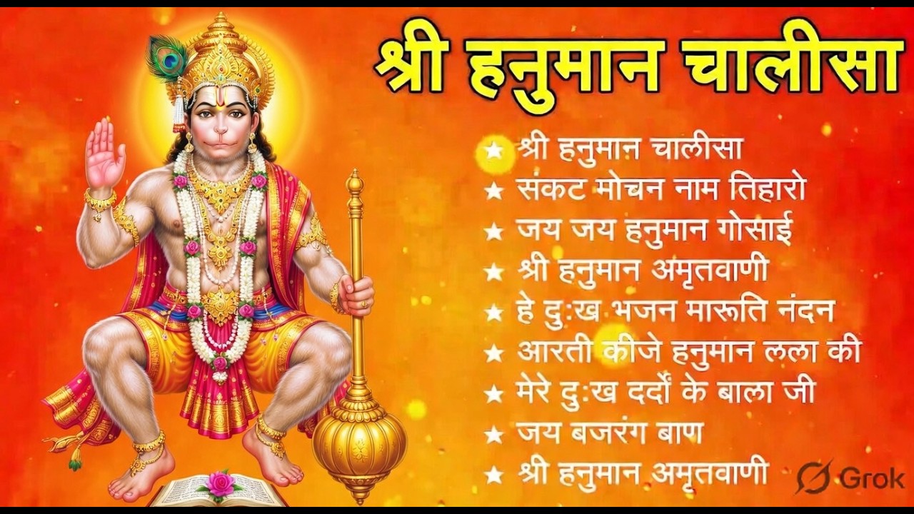 श्री हनुमान चालीसा 🌺🙏 shree hanuman chalisa original video 🙏🌺 gulshan kumar hariharan full hd